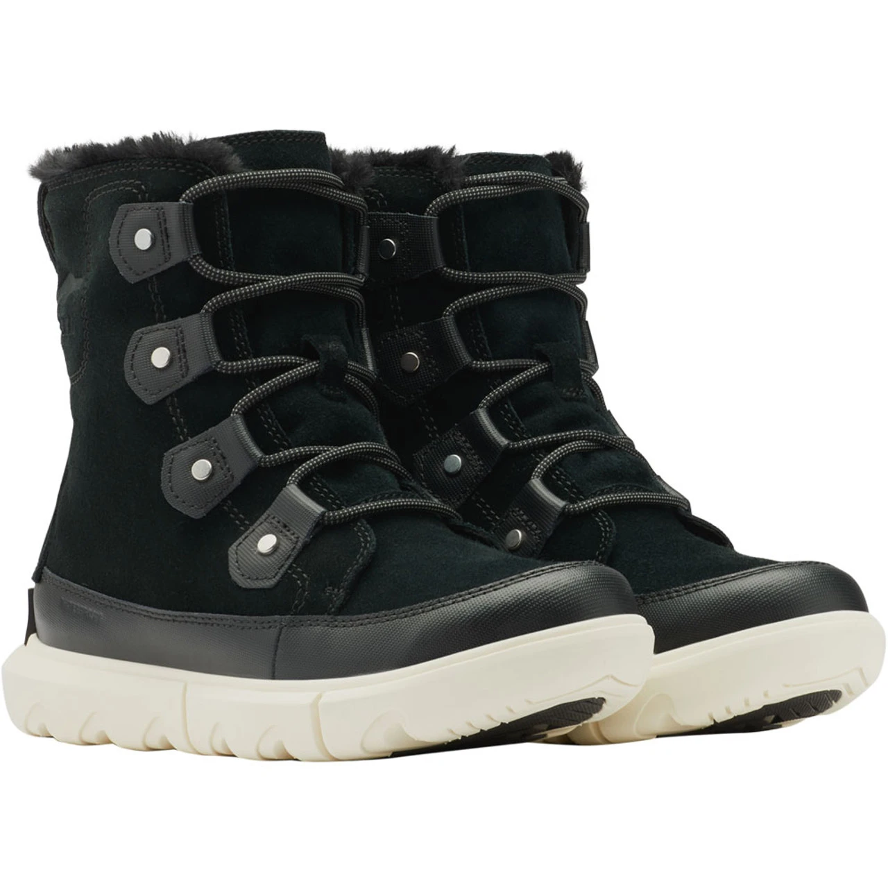 Sorel Women's Explorer II Joan - Black / Fawn - Image 3