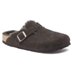 Birkenstock Boston Shearling - Mocha (Narrow Width)