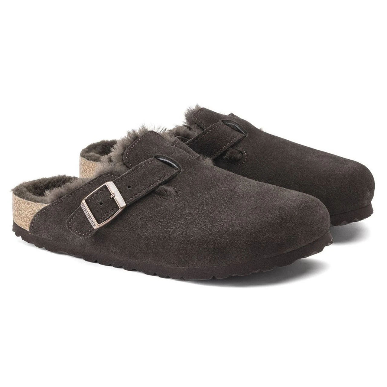 Birkenstock Boston Shearling - Mocha (Narrow Width) - Image 3