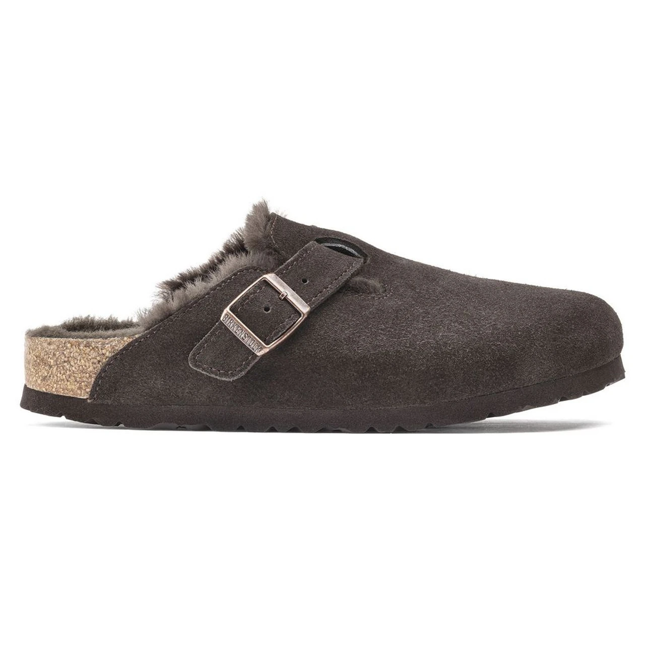 Birkenstock Boston Shearling - Mocha (Narrow Width) - Image 2