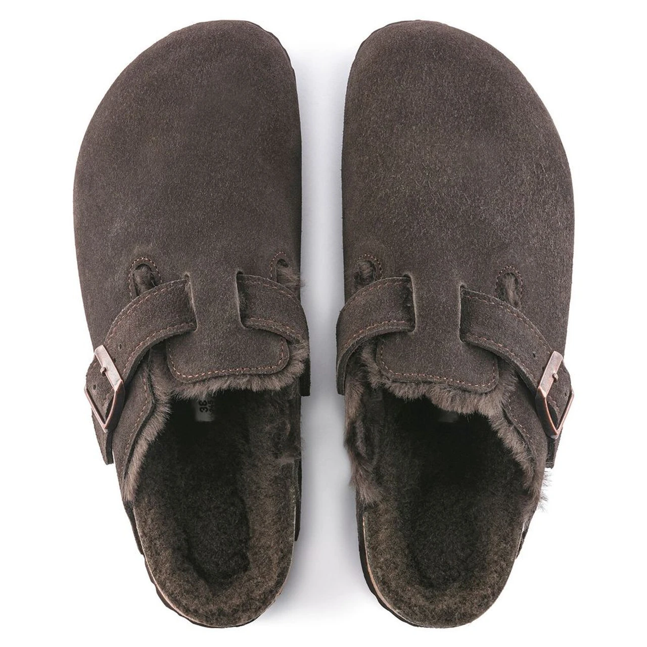 Birkenstock Boston Shearling - Mocha (Narrow Width) - Image 4