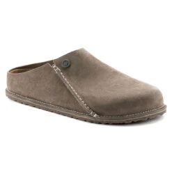 Birkenstock Zermatt Suede Leather - Gray Taupe (Narrow Width)