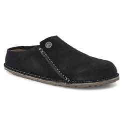 Birkenstock Men's Zermatt Premium Suede Leather - Black (Regular Width)