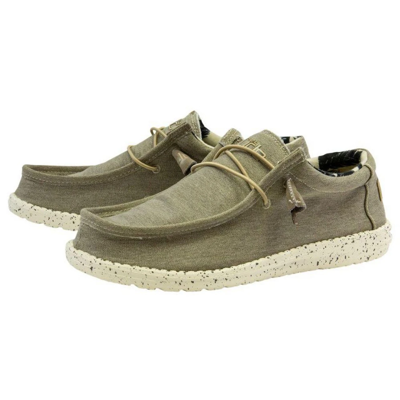 Hey Dude Men's Wally Stretch - Beige - Image 2