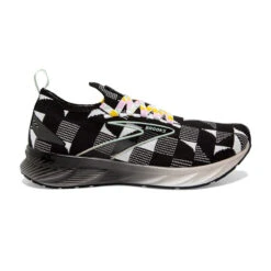 Brooks Men's Levitate StealthFit 6 - Black / White / Subtle Green