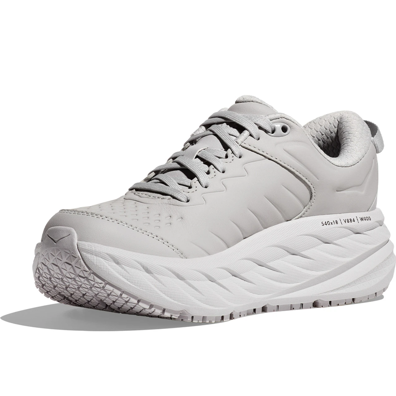 HOKA ONE ONE Women's Bondi Slip Resistant - Harbor Mist / Lunar Rock (Medium Width) - Image 3