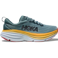 HOKA ONE ONE Men's Bondi 8 - Goblin Blue / Mountain Spring (Medium Width)