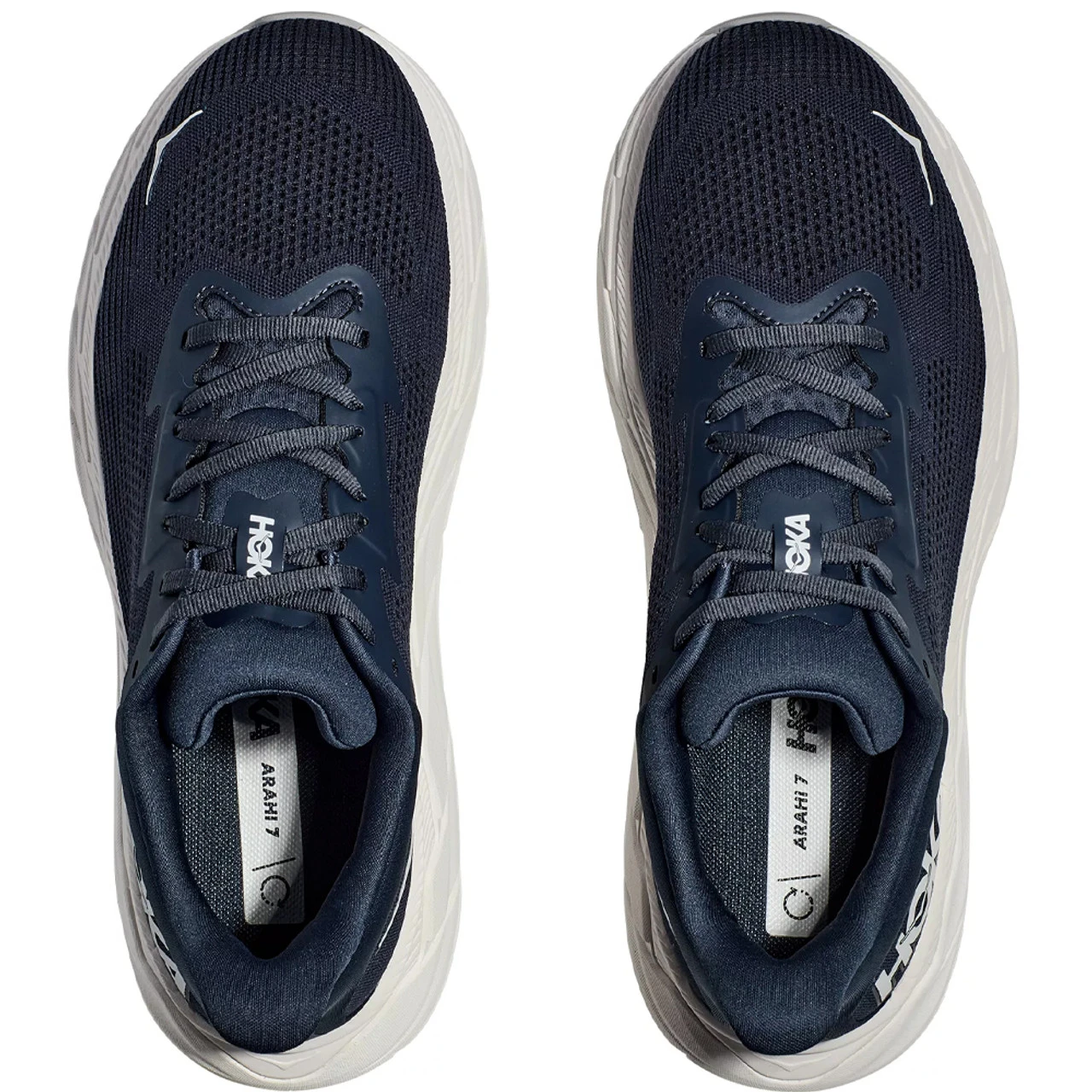 HOKA ONE ONE Men's Arahi 7 - Outer Space / White (Medium Width) - Image 5