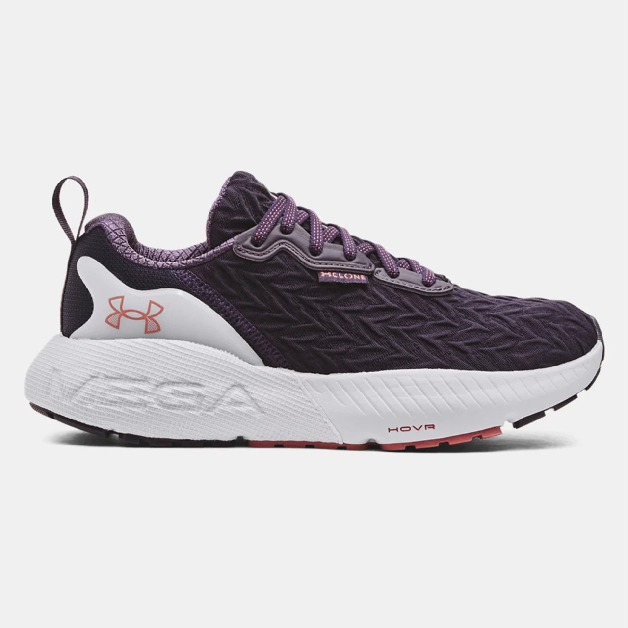 Under Armour Women's UA HOVR Mega 3 Clone - Tux Purple / White / Red Fusion