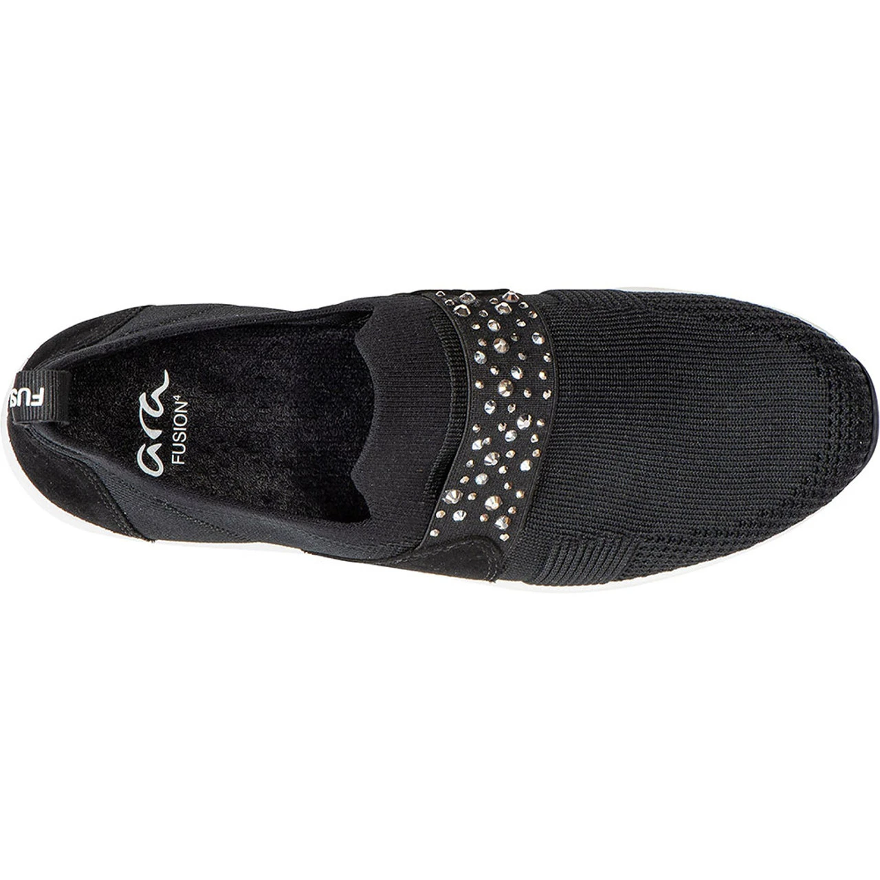 Ara Women's Lynn Fusion4 Rhinestone - Black Stretch - Image 3