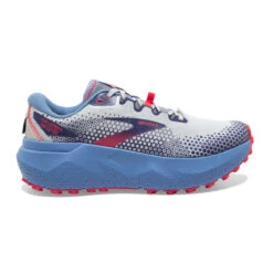 Brooks Women's Caldera 6 - Oyster / Blissful Blue / Pink