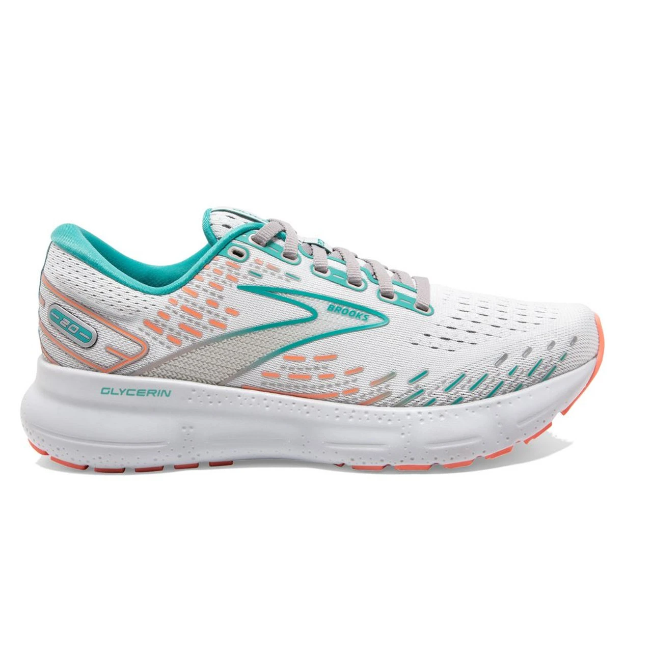 Brooks Women's Glycerin 20 - Oyster / Latigo Bay / Coral