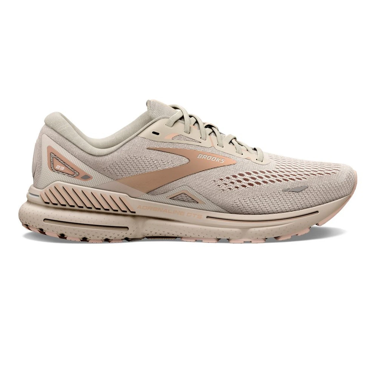 Brooks Women's Adrenaline GTS 23 - Crystal Grey / Villa / White