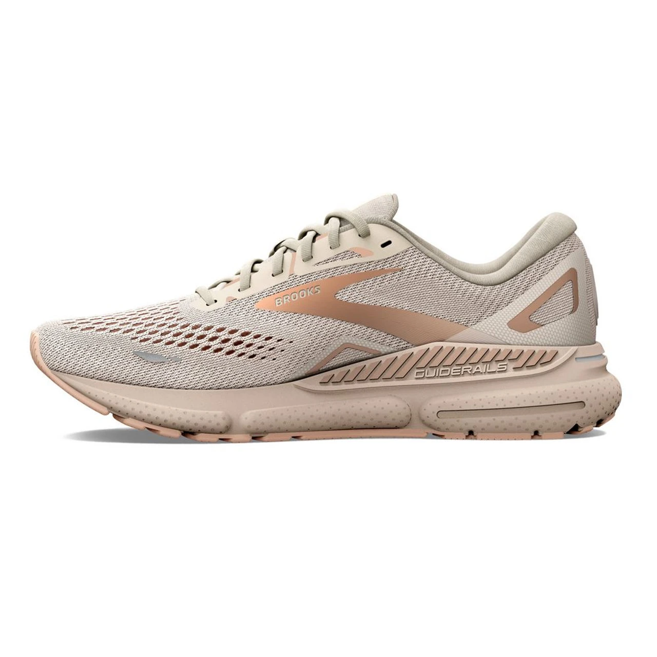 Brooks Women's Adrenaline GTS 23 - Crystal Grey / Villa / White - Image 2