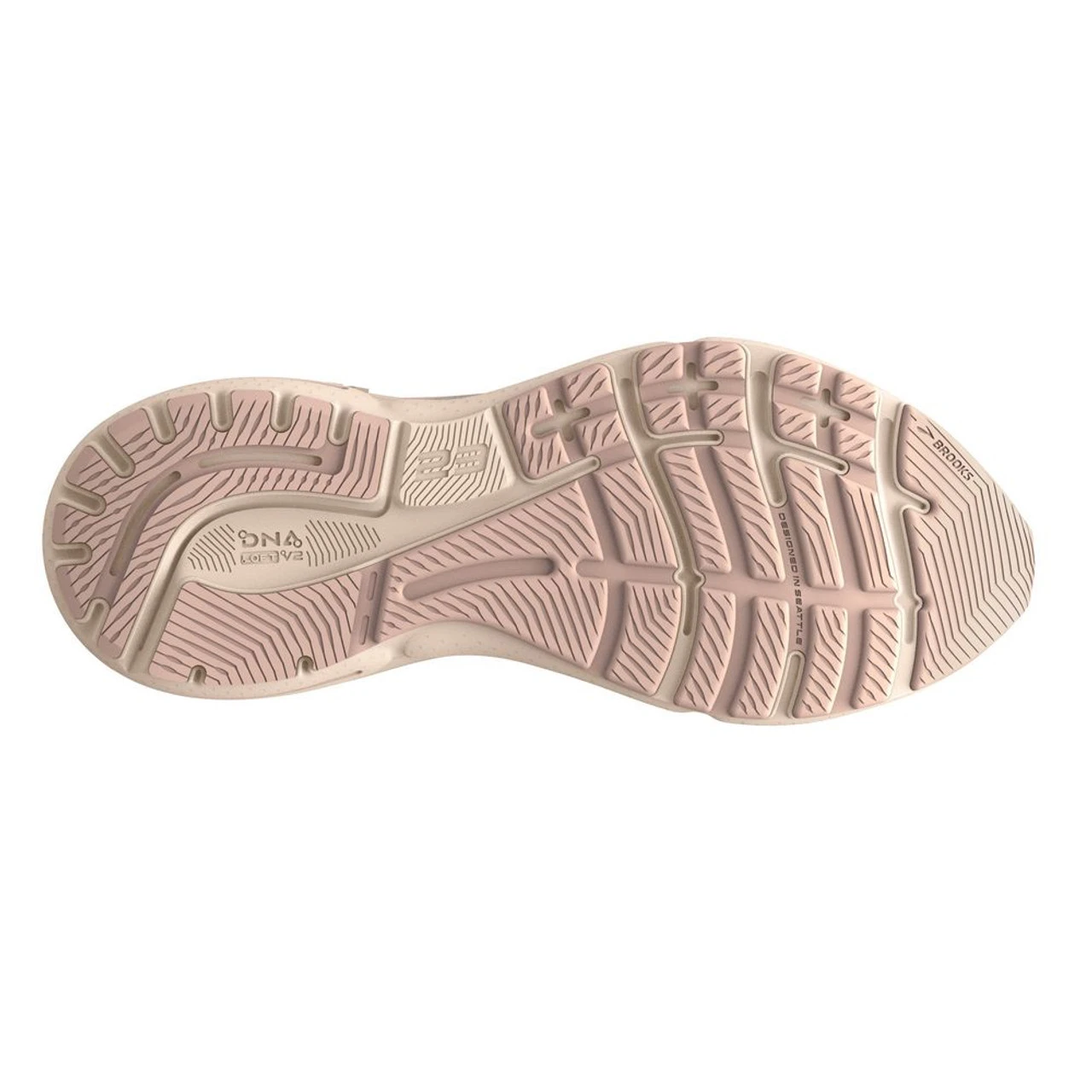 Brooks Women's Adrenaline GTS 23 - Crystal Grey / Villa / White - Image 5