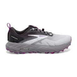 Brooks Women's Cascadia 17 - Oyster / Blackened Pearl / Purple