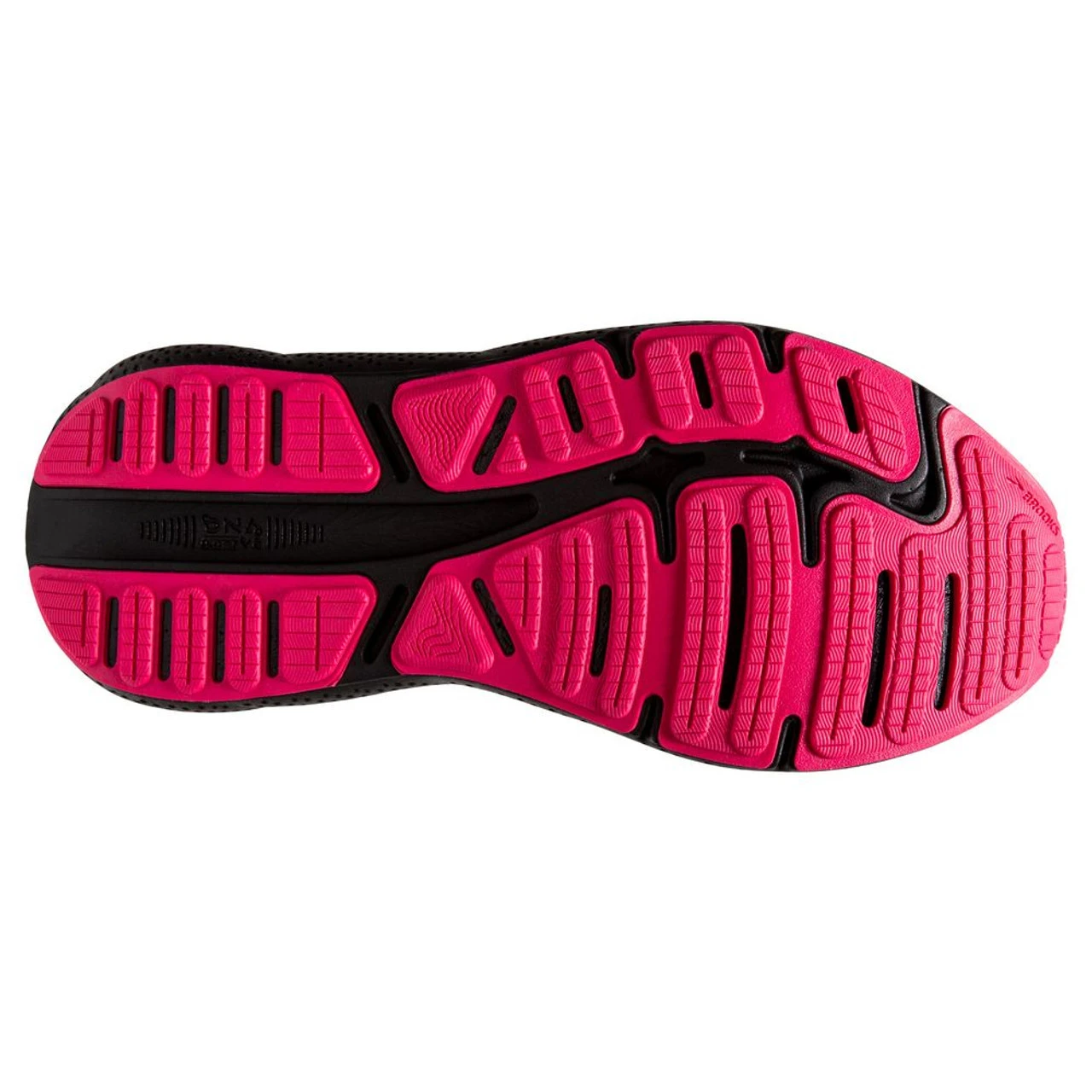 Brooks Women's Ghost Max - Black / Papaya / Raspberry - Image 6