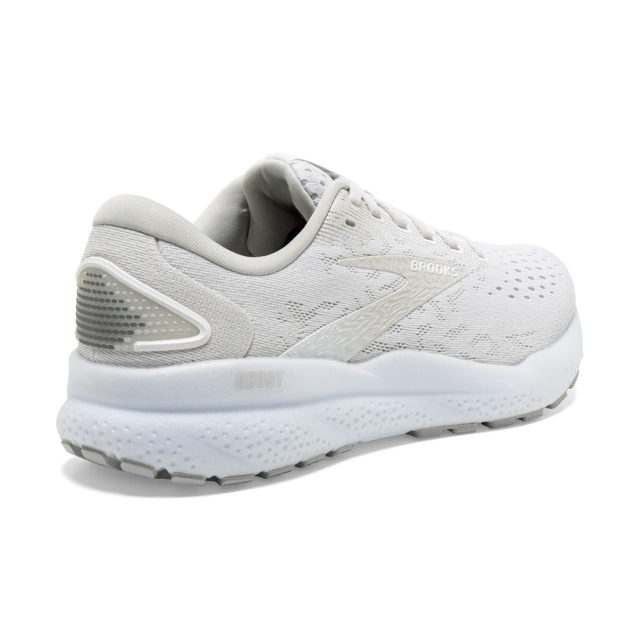Brooks Women's Ghost 16 - White / White / Grey - Image 4