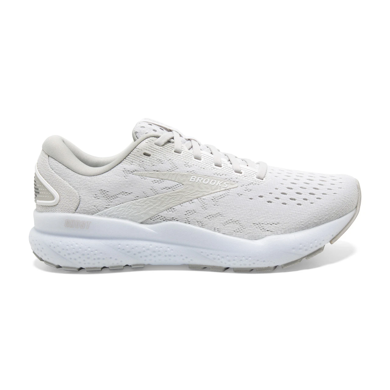 Brooks Women's Ghost 16 - White / White / Grey