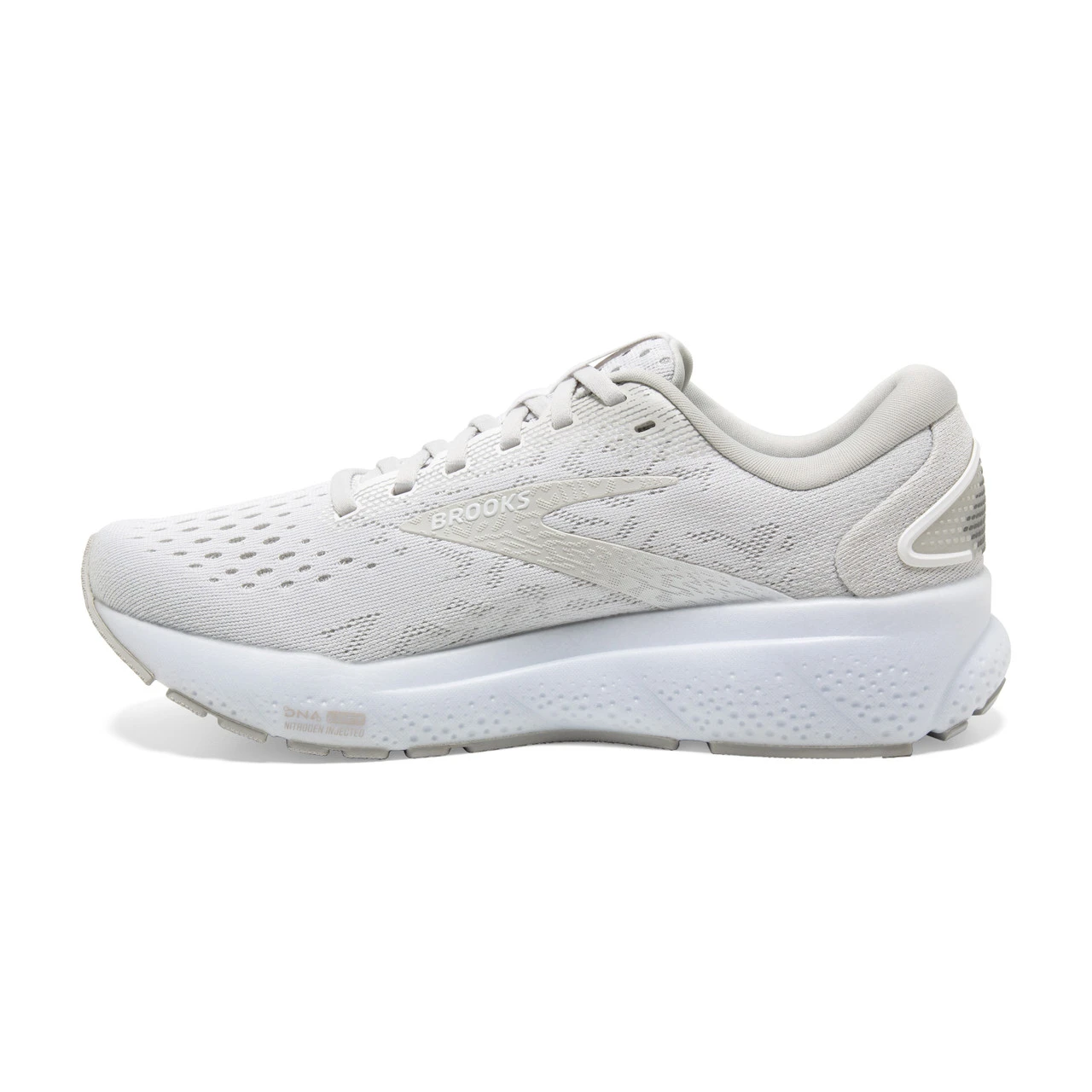 Brooks Women's Ghost 16 - White / White / Grey - Image 2