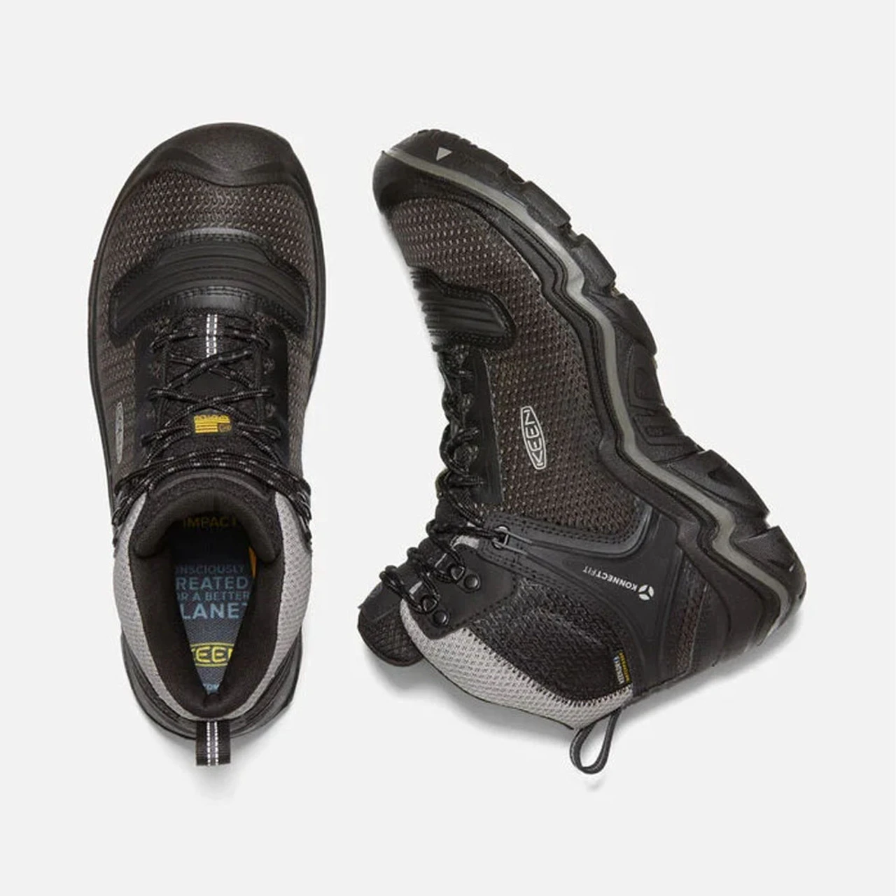 KEEN Durand Men's Evo Mid Waterproof - Black / Magnet - Image 5
