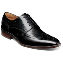 Florsheim Men's Sorrento Wingtip Oxford - Black
