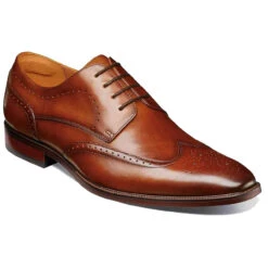 Florsheim Men's Sorrento Wingtip Oxford - Cognac