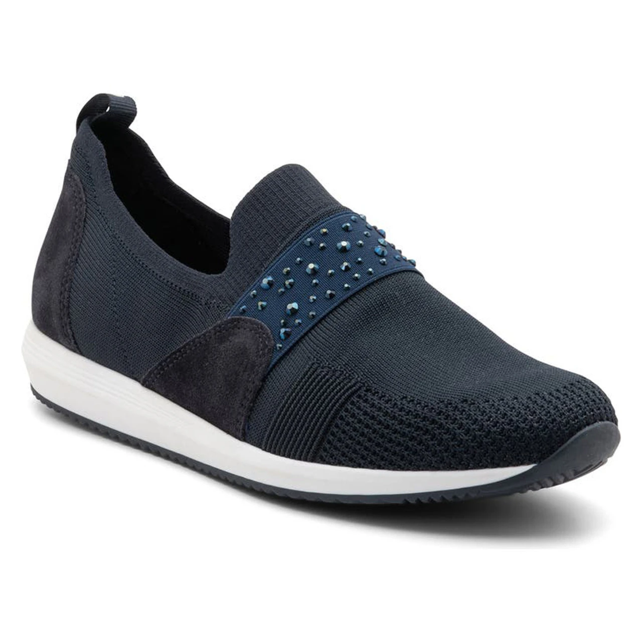 Ara Women's Lynn Fusion4 Rhinestone - Navy Stretch - Image 4