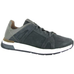 Naot Men's Magnify - Oily Midnight Suede / Foggy Gray Leather