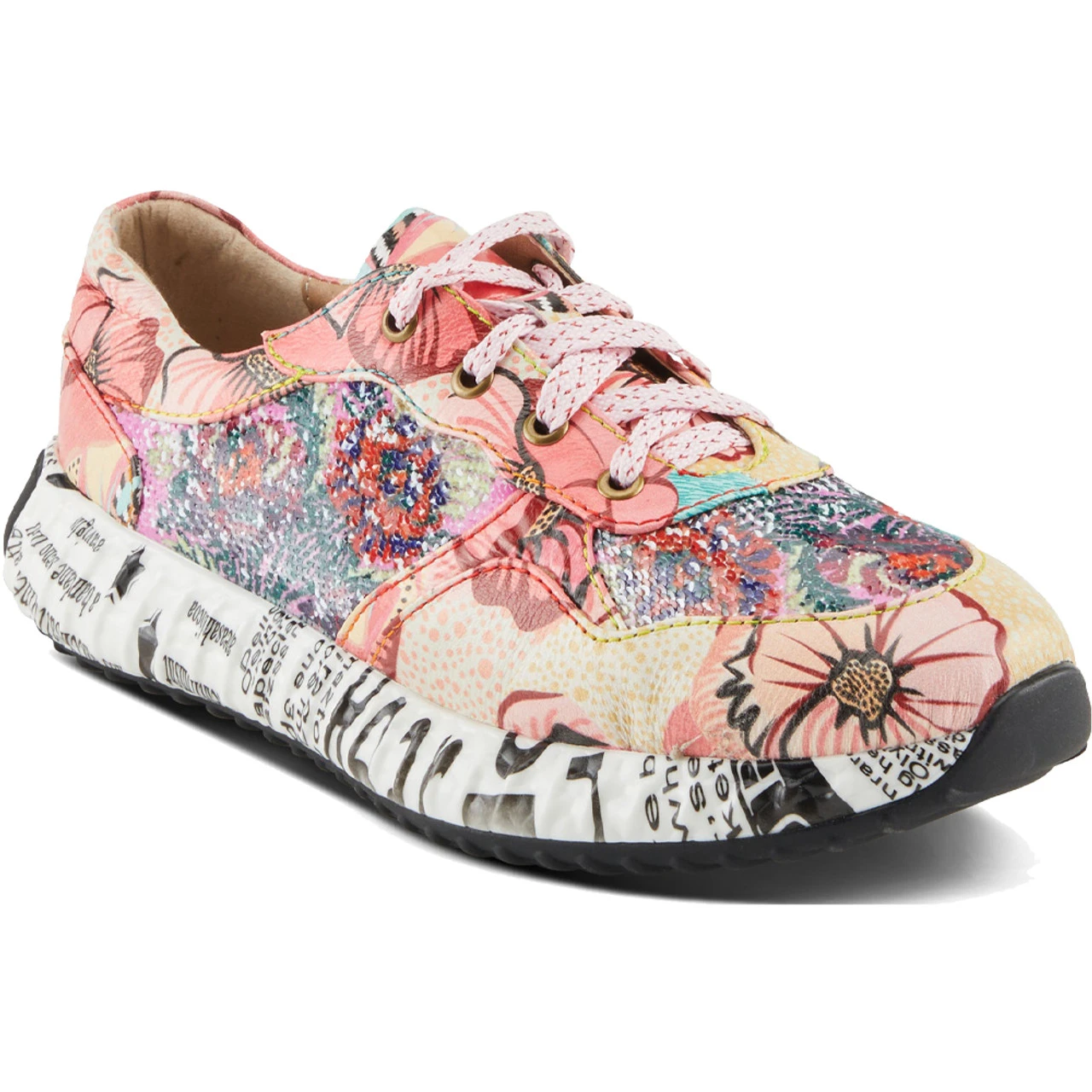 Spring Step Womens L'Artiste Cabaret - Pink Multi
