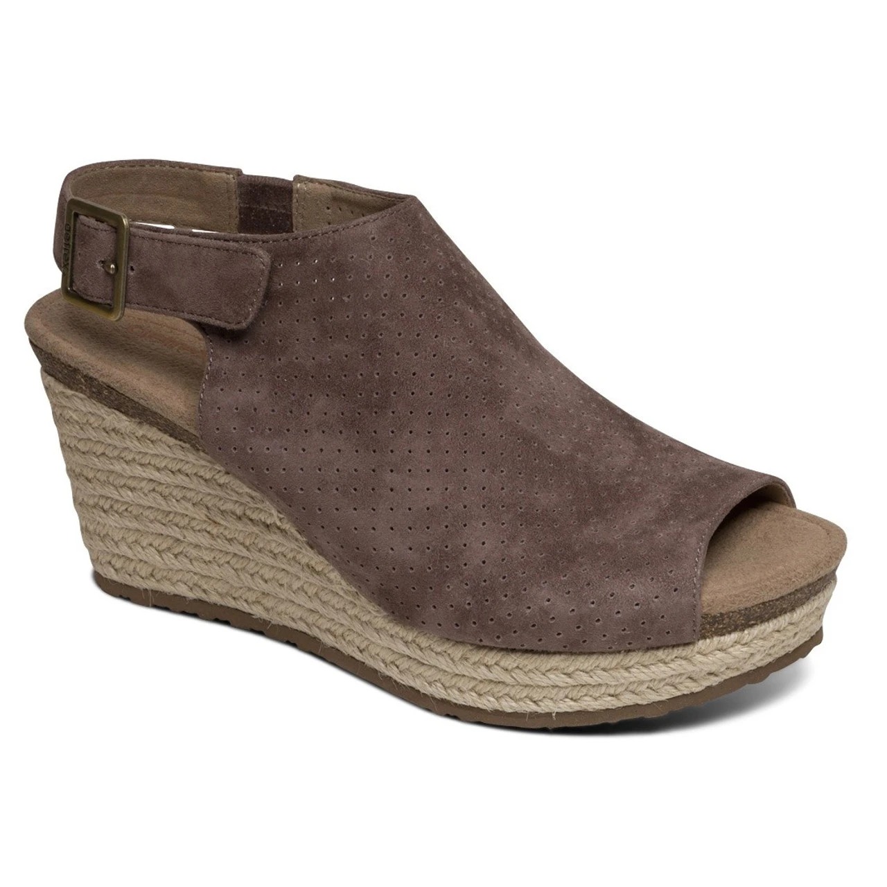 Aetrex Women's Sherry Espadrille - Deep Taupe