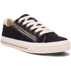 Taos Footwear Women's Z Soul - Black / Tan Distressed