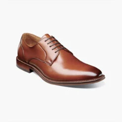 Stacy Adams Men's Marlton Plain Toe Oxford - Cognac