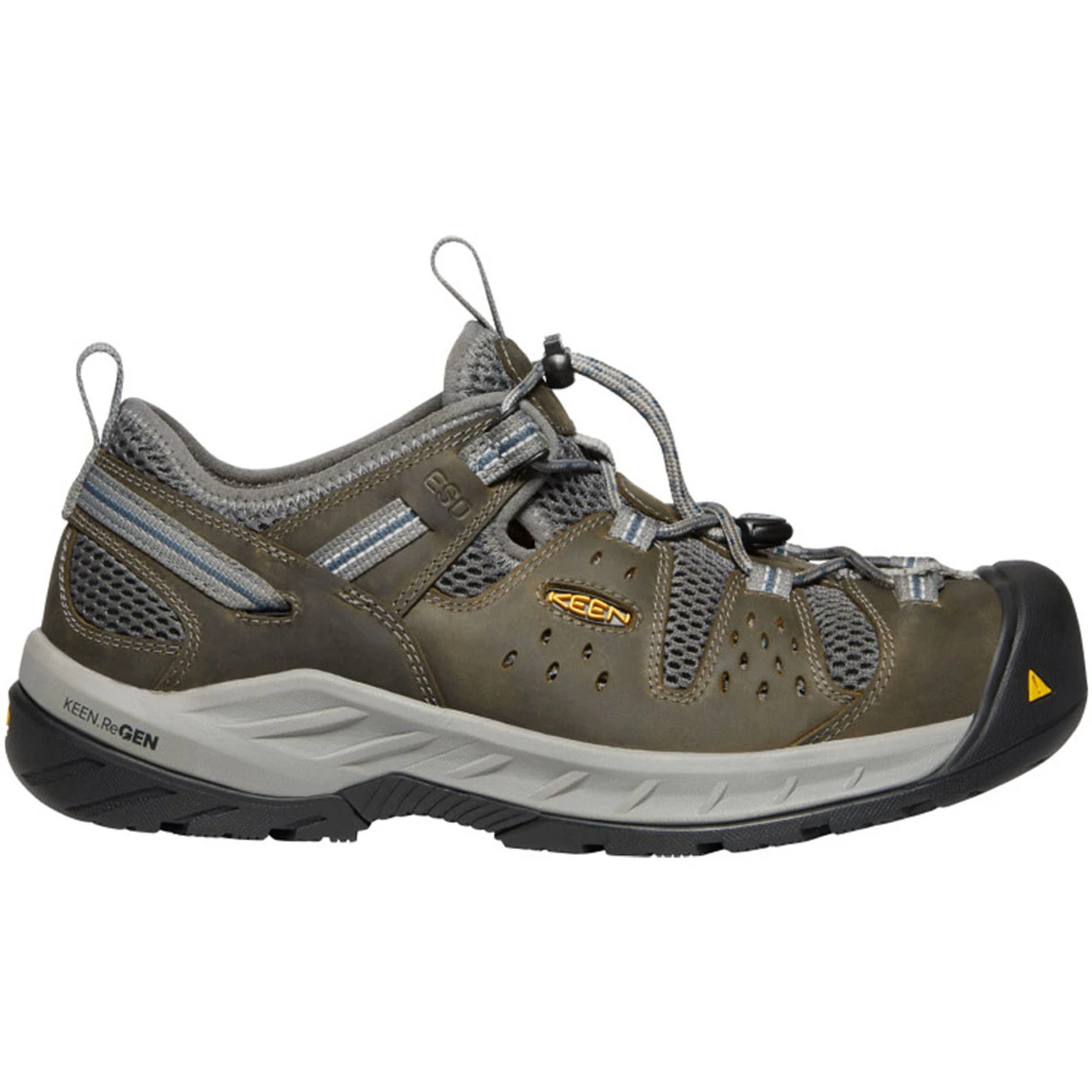 KEEN Men's Atlanta Cool II ESD (Steel Toe) - Gargoyle / Midnight Navy