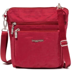 Baggallini Modern Pocket Crossbody - Ruby Red