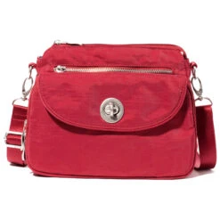Baggallini Calais Crossbody Bag - Ruby Red