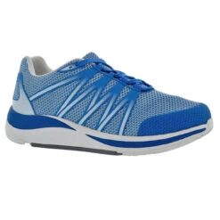 Drew Women's Balance - Blue Leather And Blue Mesh