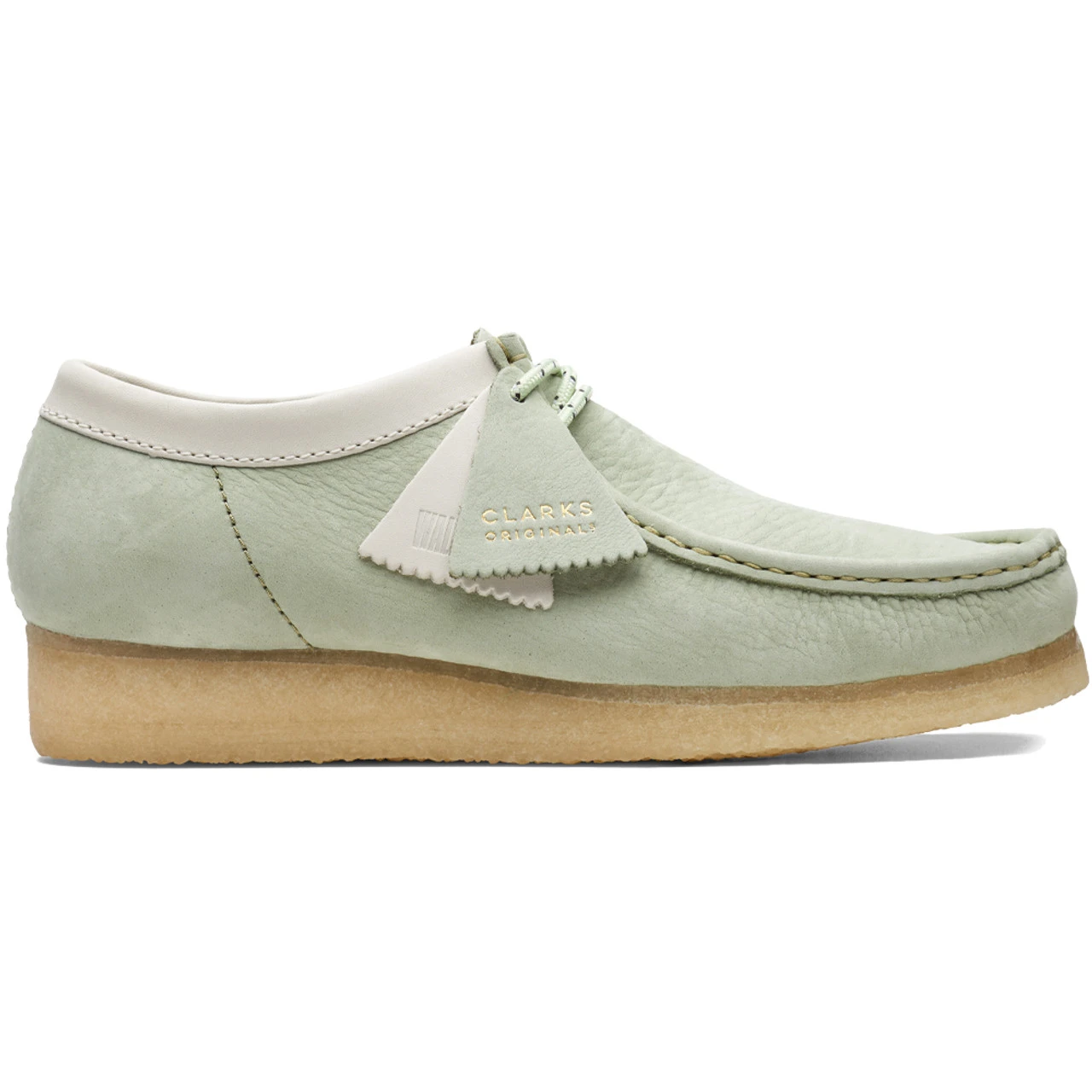 Clarks Men's Wallabee - Pale Green - Image 3