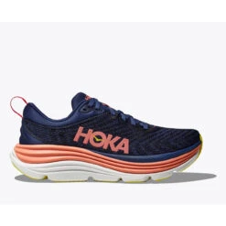 HOKA ONE ONE Women's Gaviota 5 - Evening Sky / Coral (Medium Width)