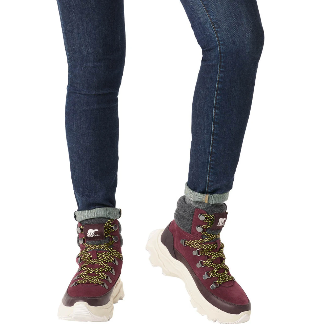 Sorel Women's Kinetic Breakthru Conquest - New Cinder / Bloodstone - Image 7