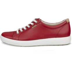 ECCO Women's Soft 7 Sneaker - Chili Red