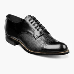 Stacy Adams Madison Lizard Cap Toe - Black