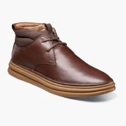 Stacy Adams Men's Delson Plain Toe Chukka Boot - Chocolate