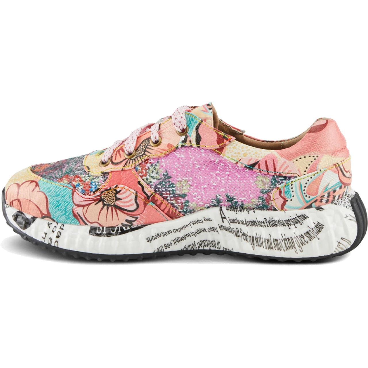 Spring Step Womens L'Artiste Cabaret - Pink Multi - Image 3