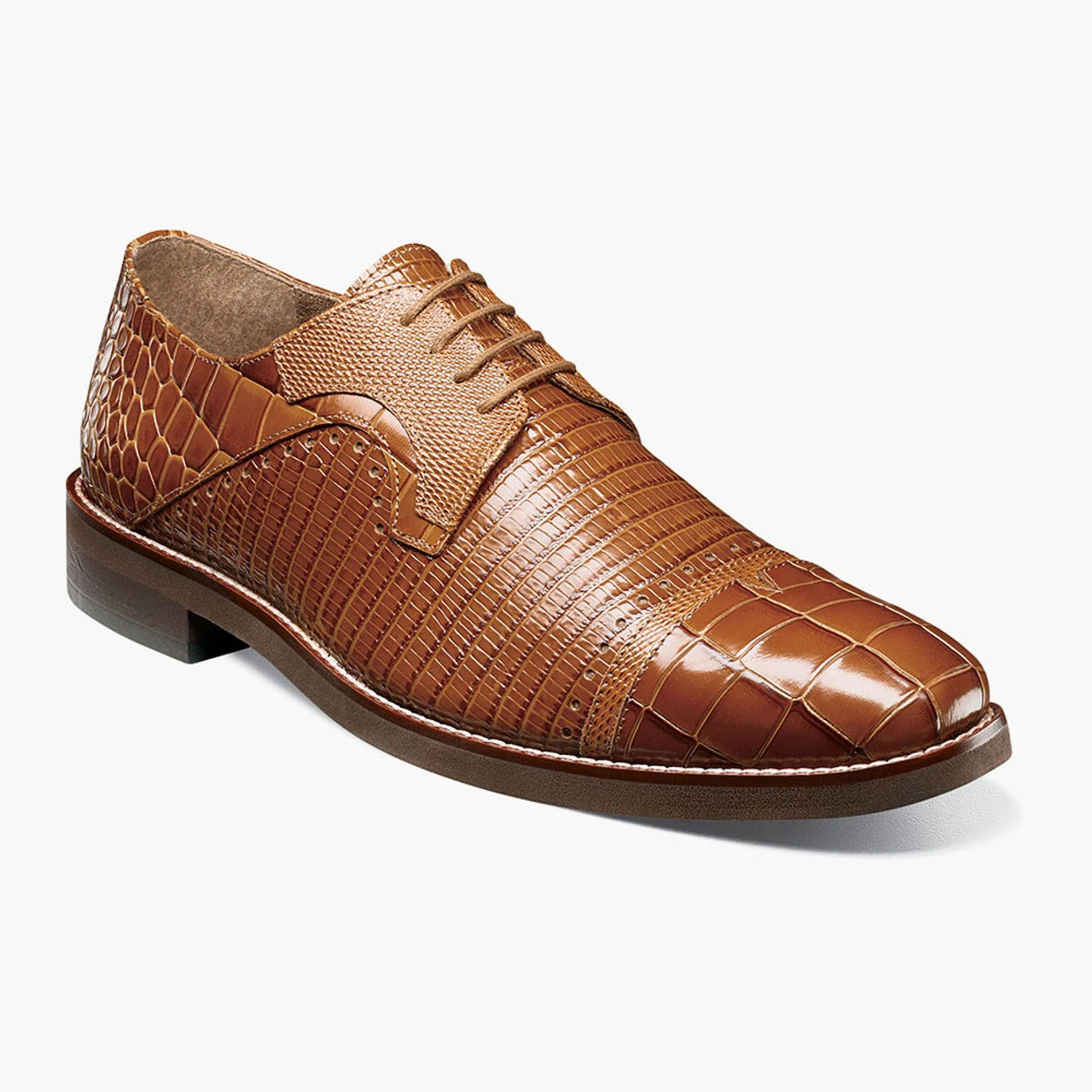 Stacy Adams Men's Esposito Cap Toe Oxford - Tan