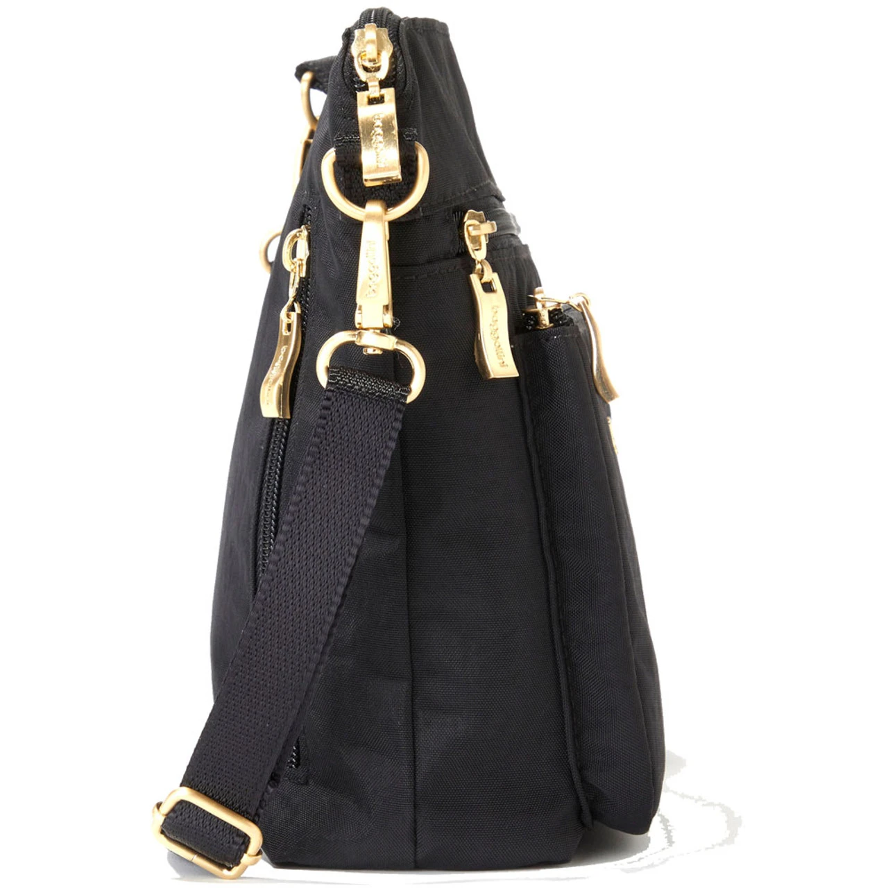 Baggallini Modern Pocket Crossbody - Black / Gold - Image 3