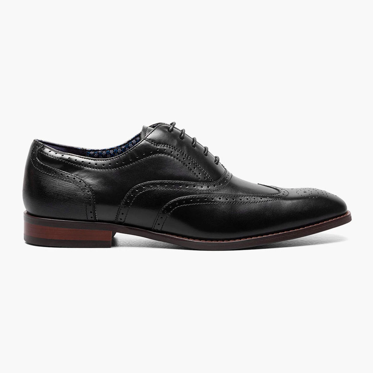 Stacy Adams Men's Kaine Wingtip Oxford - Black - Image 2