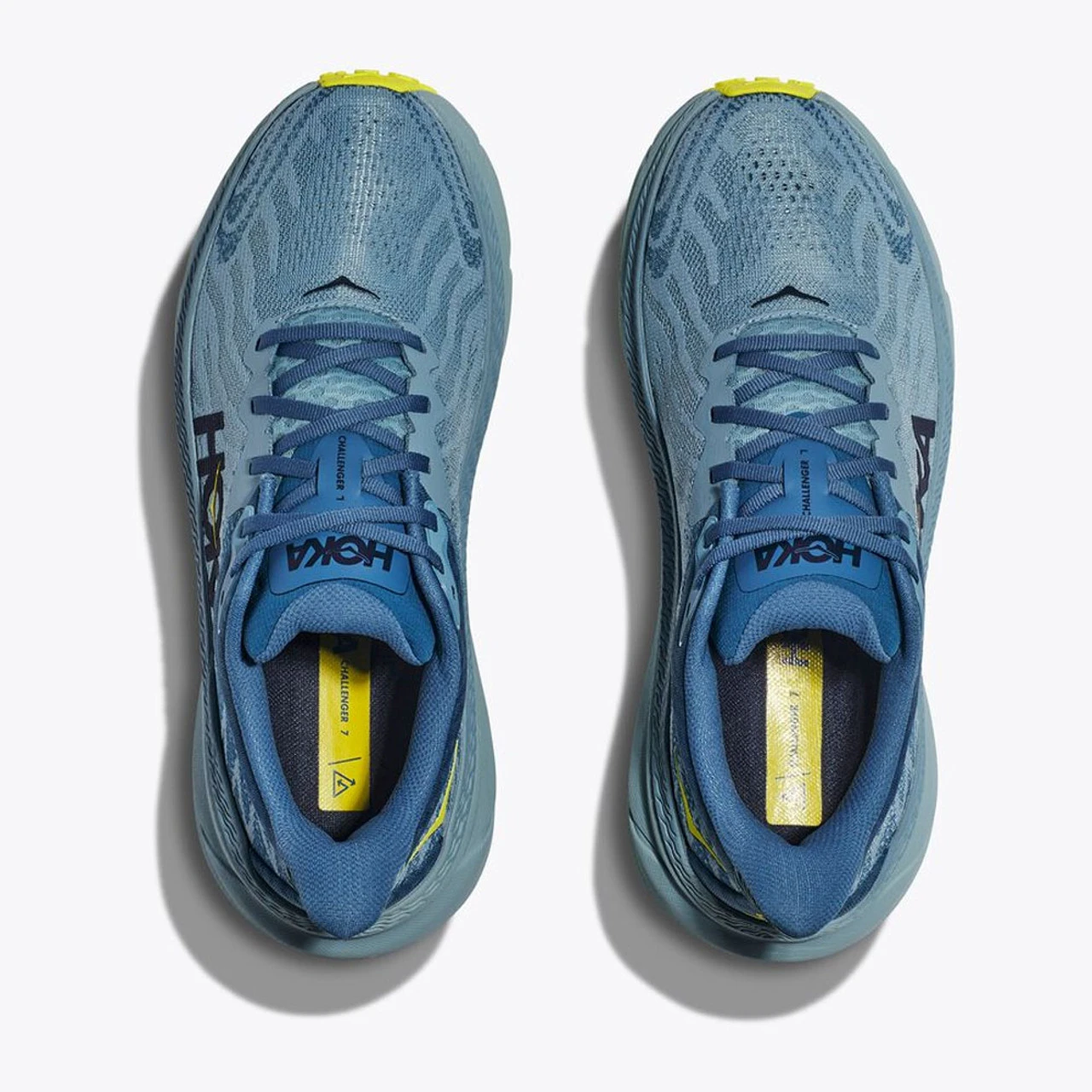 HOKA ONE ONE Men's Challenger 7 - Stone Blue / Evening Primrose (Medium Width) - Image 5