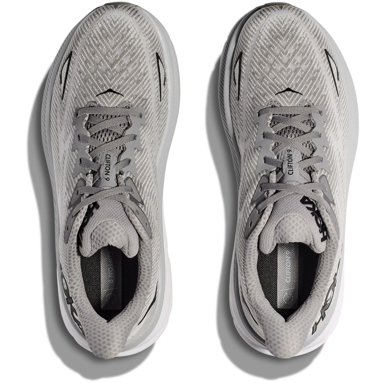 HOKA ONE ONE Men's Clifton 9 - Harbor Mist / Black (Medium Width) - Image 6