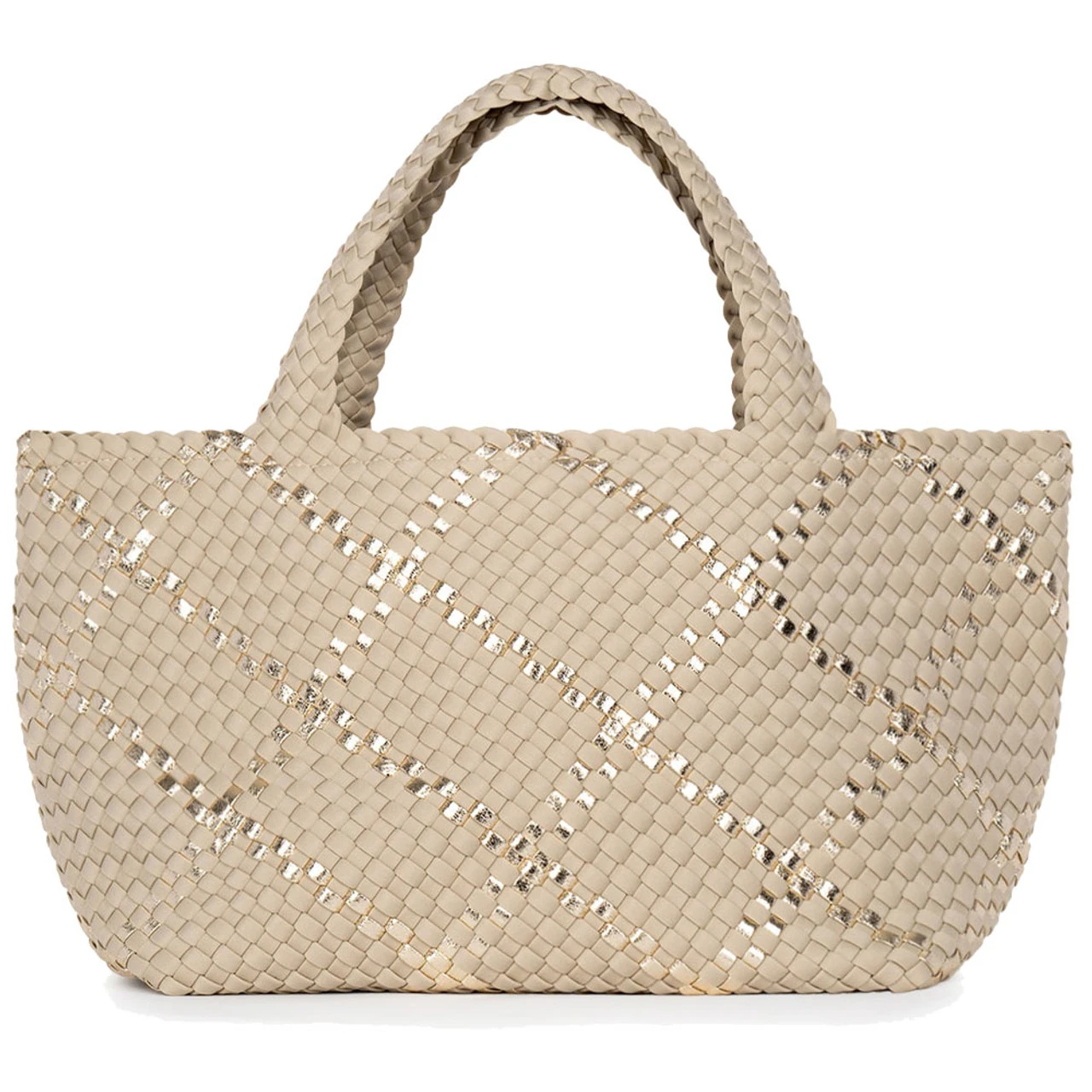 Haute Shore Bobbi Noir Woven Tote - Buff - Image 2